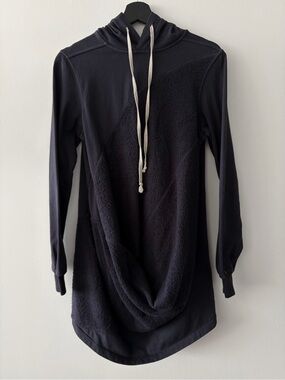 Rick Owens DRKSHDW SS2019 "BABEL" Asymmetric Hustler Hoodie